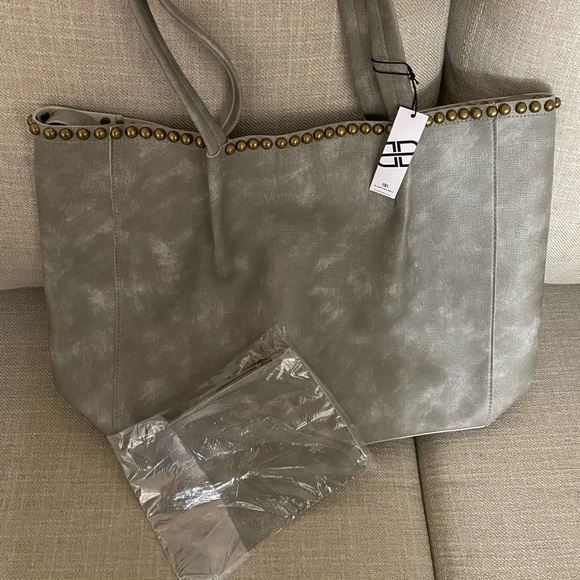 Grey/White Tote - Picture 2 of 3